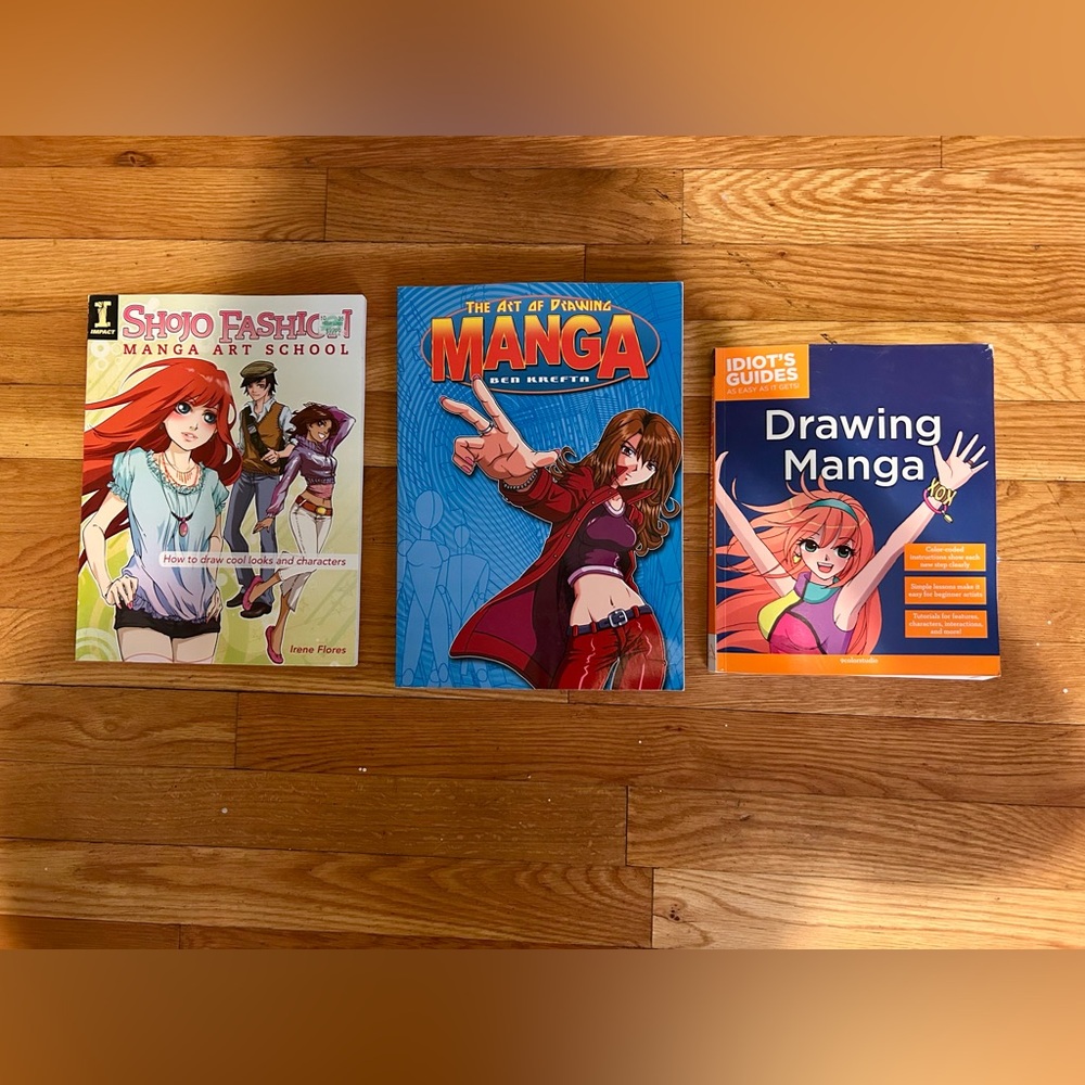 Drawing Manga 3 Art Book Bundle